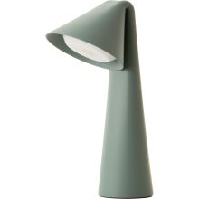 Ami Portable Bordlampe – Sage Green med genopladeligt LED-lys