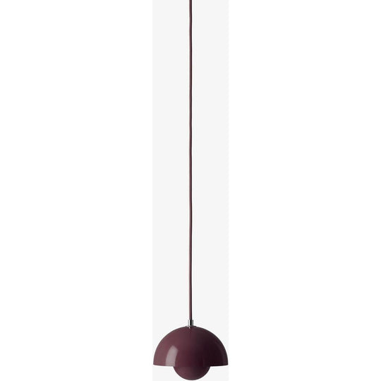 Flowerpot VP10 – Dark Plum pendel (Ø16 cm) af Verner Panton