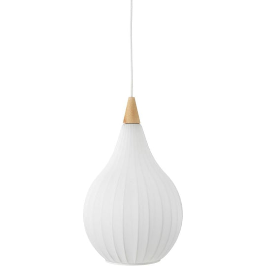 DROPS Ø30 TEKSTIL PENDEL HVID - Halo Design