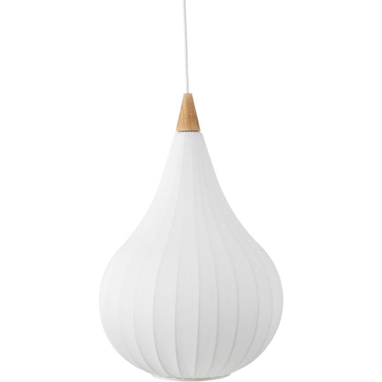 DROPS Ø38 TEKSTIL PENDEL HVID - Halo Design