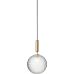 MIIRA 1 LARGE PENDEL MESSING/KLAR