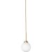 APIALES 1 PENDEL BØRSTET MESSING/OPAL
