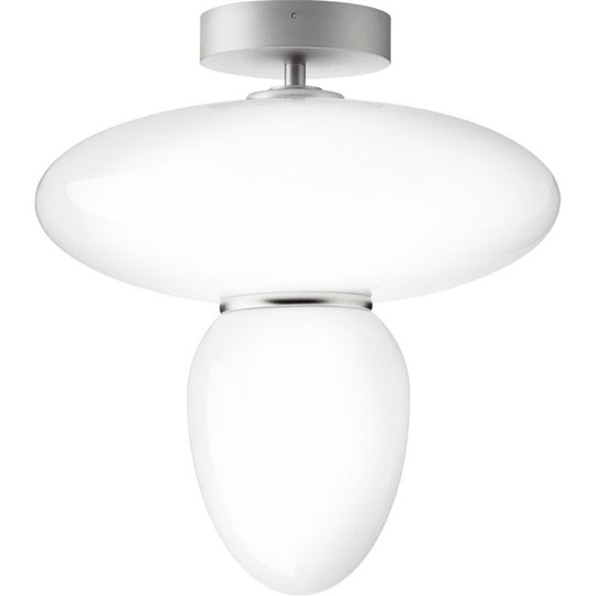 RIZZATTO 42 LOFTSLAMPE SATINSØLV/OPAL