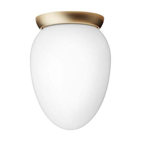 RIZZATTO 171 LOFTSLAMPE SATIN MESSING/OPAL