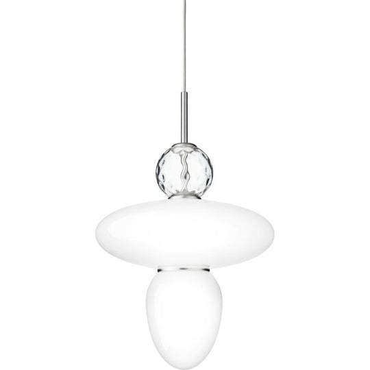 RIZZATTO 43 PENDEL SATINSØLV/OPAL