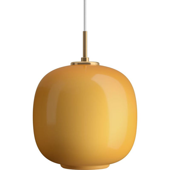 VL45 RADIOHUS PENDEL Ø250 AMBER GLAS