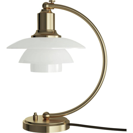 PH 2/2 Luna Bordlampe – Louis Poulsen (Messing & Opalt Glas)