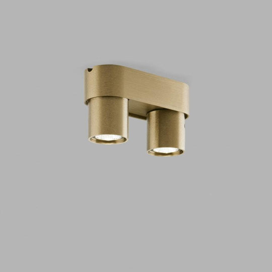 Aura C2 Loftlampe – Light-Point (Messing, 2×7 W LED, Kelvin-Switch)