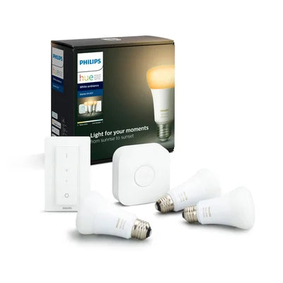 Philips Hue Ambiance Startsæt E27 – Komplet smart-lys pakke