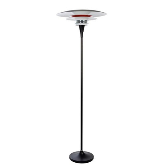 DIABLO GULVLAMPE Ø50 SORT/RØD/HVID