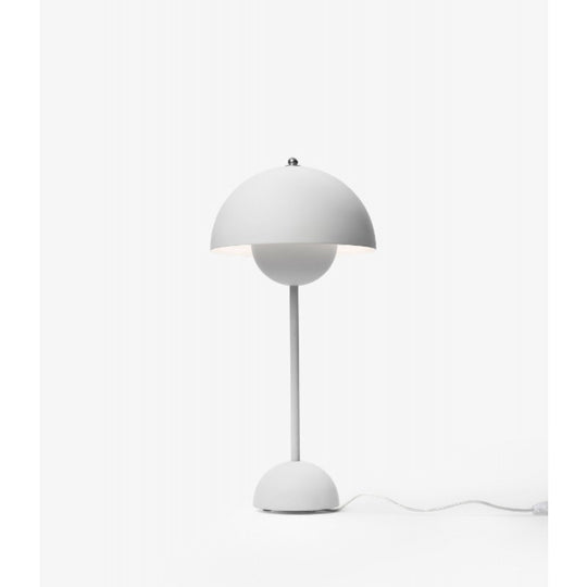 FLOWERPOT BORDLAMPE VP3 LYS MAT GRÅ