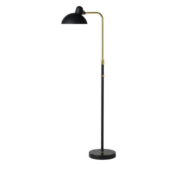 KAISER idell 6580-F Gulvlampe – Mat Sort / Messing