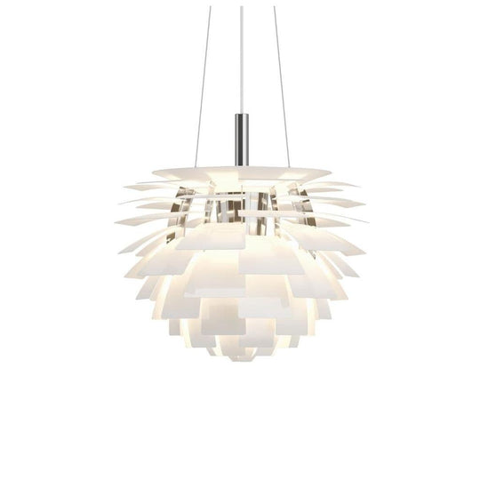 PH Artichoke "Koglen" Ø480 - Pendel LED (Dim-To-Warm) - Hvid