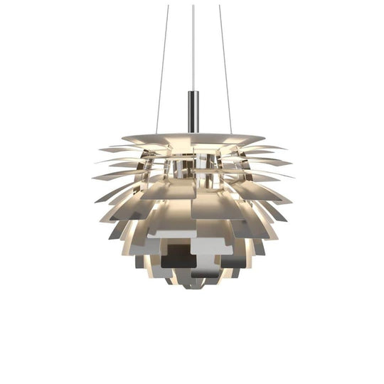PH Artichoke "Koglen" Ø480 - Pendel LED (Dim-To-Warm) - Rustfri Stål