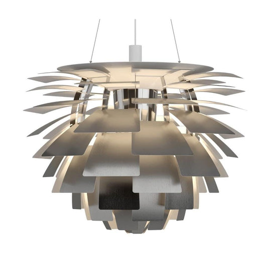 PH Artichoke "Koglen" Ø840 - Pendel LED 3000K - Rustfri Stål