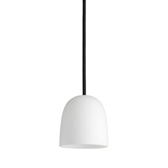 Super115 mm Pendel Opal-glass (G9 42w) - Sort LEDning 3m