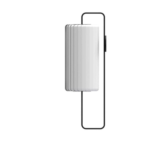 TR37 Væglampe Ø25 Tom Rossau - Hvid Polykarbonat