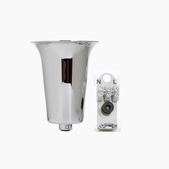 Baldakin krom -  PH 3/2 Academy polished chrome canopy - Louis Poulsen