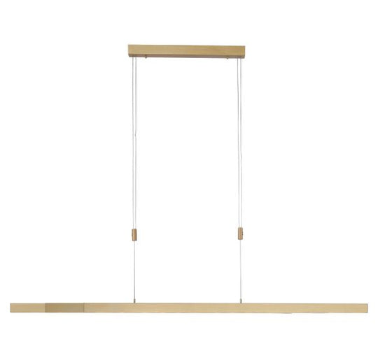 ADRIANA LANGBORDSPENDEL MED UDTRÆK MAT MESSING LED