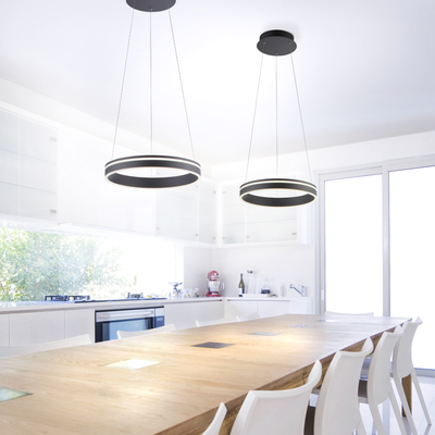 Q-VITO RUND PENDEL Ø40 ANTRASIT LED
