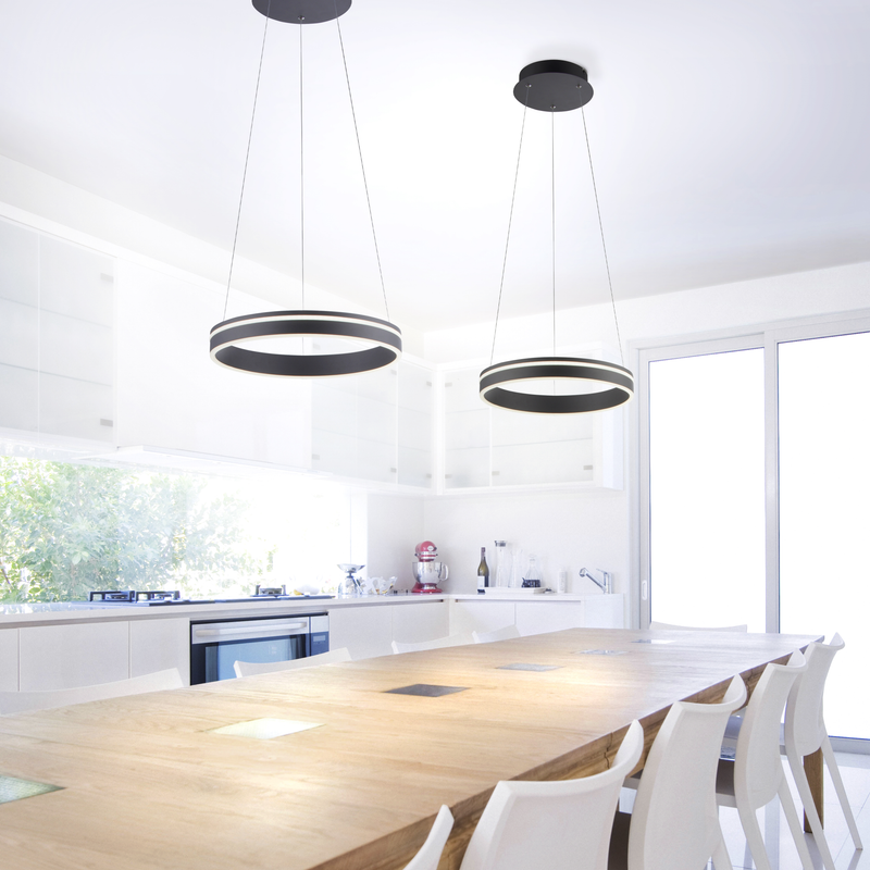 Q-VITO RUND PENDEL Ø40 ANTRASIT LED