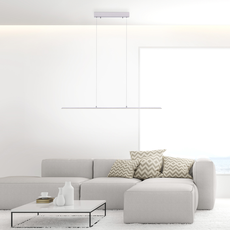 PURE-LITE LANGBORDSPENDEL 100 CM BØRSTET ALUMINIUM LED