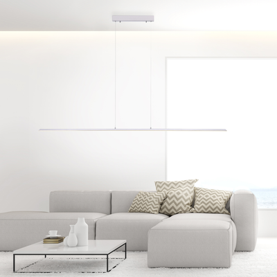 PURE-LITE LANGBORDSPENDEL 160 CM BØRSTET ALUMINIUM LED