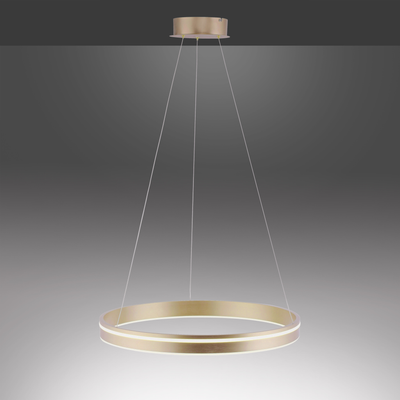 Q-VITO RUND PENDEL Ø60 MAT MESSING LED
