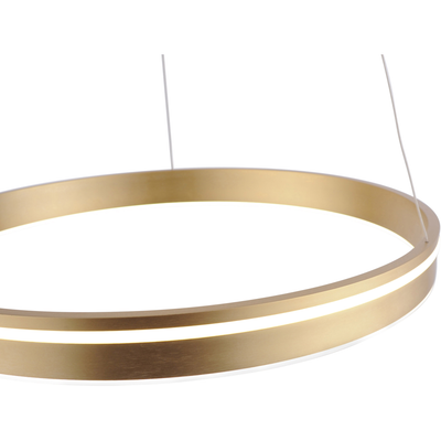 Q-VITO RUND PENDEL Ø60 MAT MESSING LED