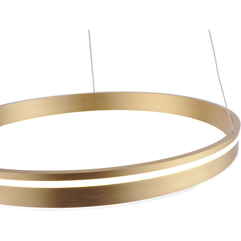 Q-VITO RUND PENDEL Ø60 MAT MESSING LED