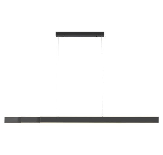 PURE LUME LANGBORDSPENDEL MED UDTRÆK ANTRAZIT LED LYS OP/NED