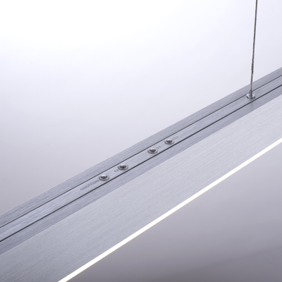 PURE MOTO LANGBORDSPENDEL MED MOTOR UDTRÆK BØRSTET ALUMINIUM LED