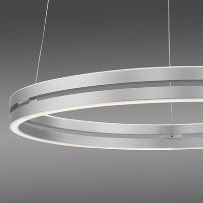 PURE E-LOOP PENDEL MED MOTOR HEJS BØRSTET ALUMINIUM LED
