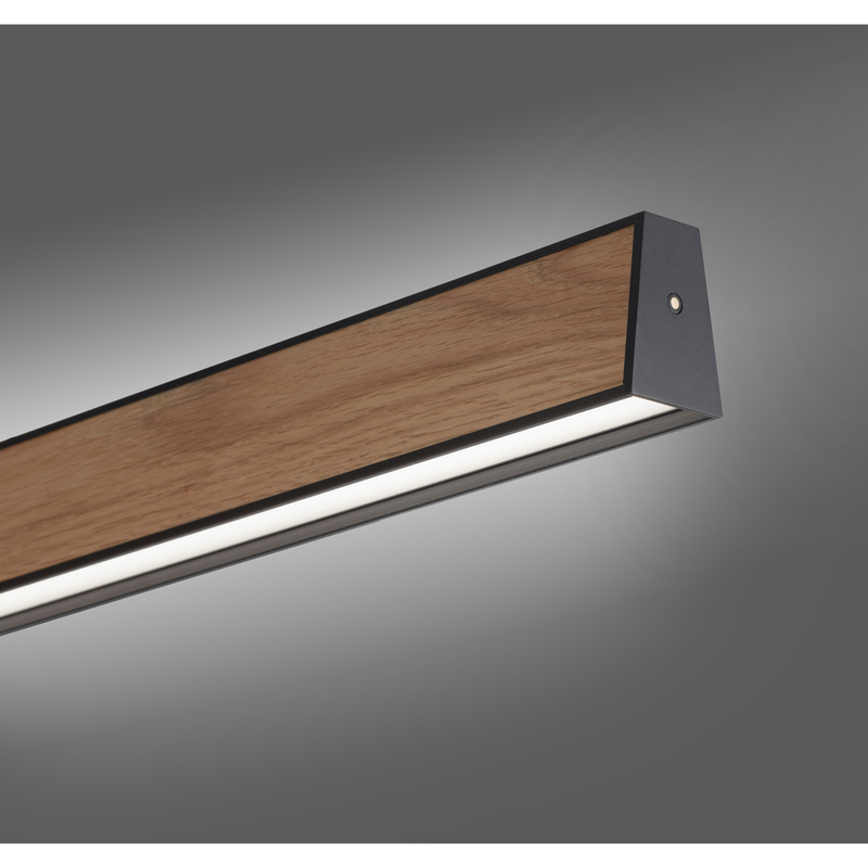 PURE E-MOTION LANGBORDSPENDEL MED MOTOR HEJS NATUR TRÆ/ SORT LED