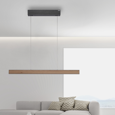 PURE E-MOTION LANGBORDSPENDEL MED MOTOR HEJS NATUR TRÆ/ SORT LED