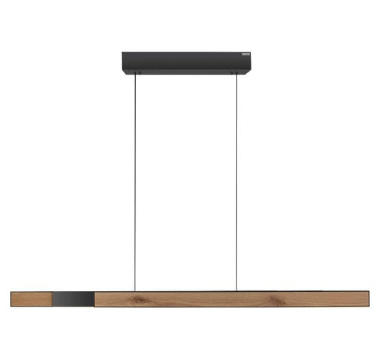 PURE-MOTO-RISE LANGBORDSPENDEL MED MOTOR UDTRÆK OG HEJS 1NATUR TRÆ/SORT LED