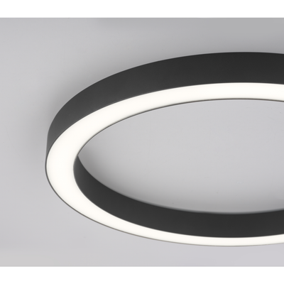 PURE-LINES LOFTSLAMPE LED BØRSTET ALU MED FJERNBETJENING