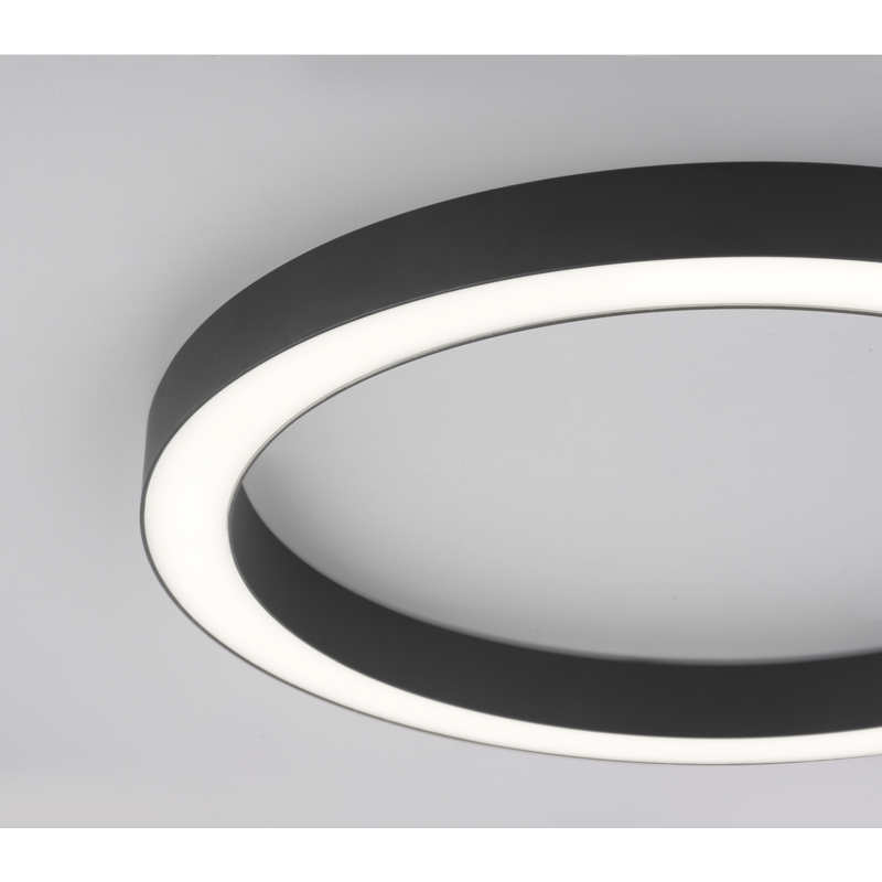 PURE-LINES LOFTSLAMPE LED BØRSTET ALU MED FJERNBETJENING