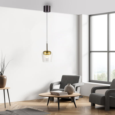 Q-CON GLASPENDEL Ø21 MED COMFORT HEJS GULD