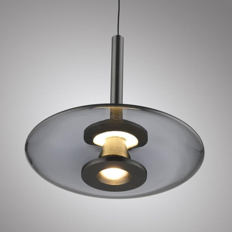 PURE VITRUM PENDEL Ø22 RØGFARVET GLAS