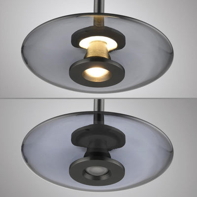 PURE VITRUM PENDEL Ø22 RØGFARVET GLAS