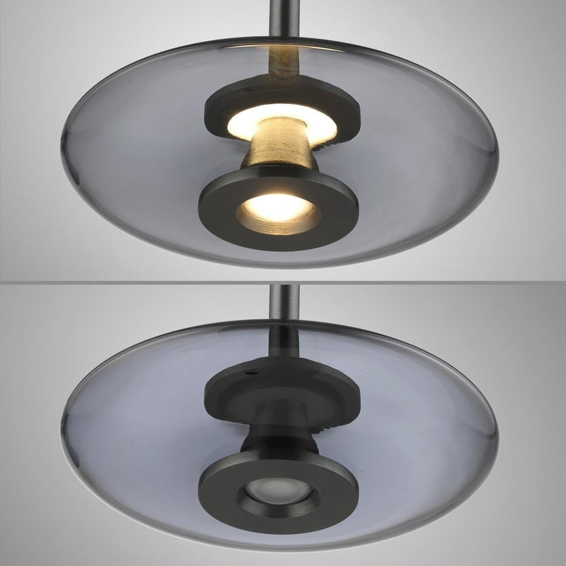 PURE VITRUM PENDEL Ø22 RØGFARVET GLAS