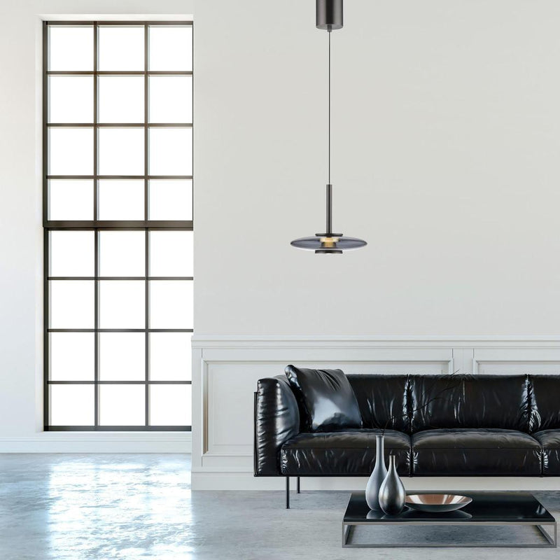 PURE VITRUM PENDEL Ø22 RØGFARVET GLAS