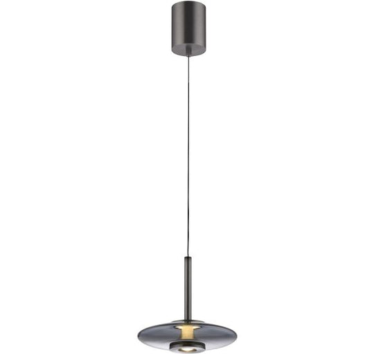 PURE VITRUM PENDEL Ø22 RØGFARVET GLAS