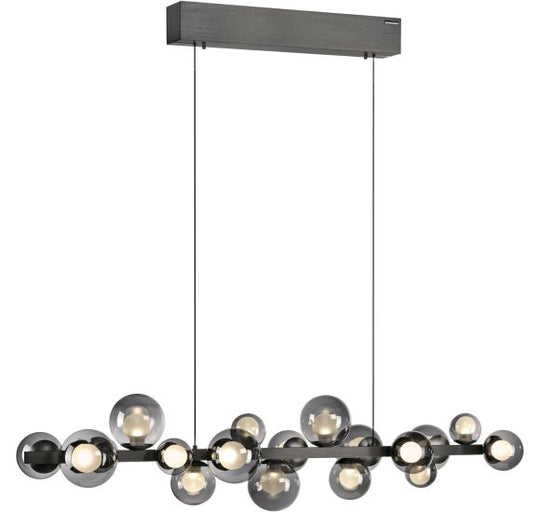 PURE E-POPUP LANGBORDSPENDEL 115 CM GLAS MØRKEGRÅ