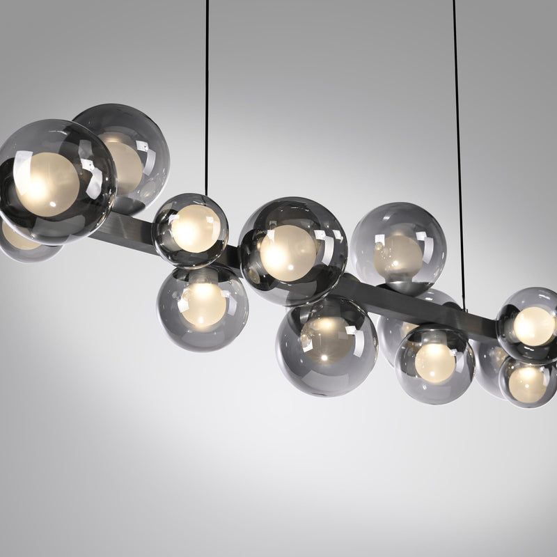 PURE E-POPUP LANGBORDSPENDEL 115 CM GLAS MØRKEGRÅ