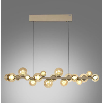 PURE E-POPUP LANGBORDSPENDEL 115 CM GLAS CHAMPAGNE
