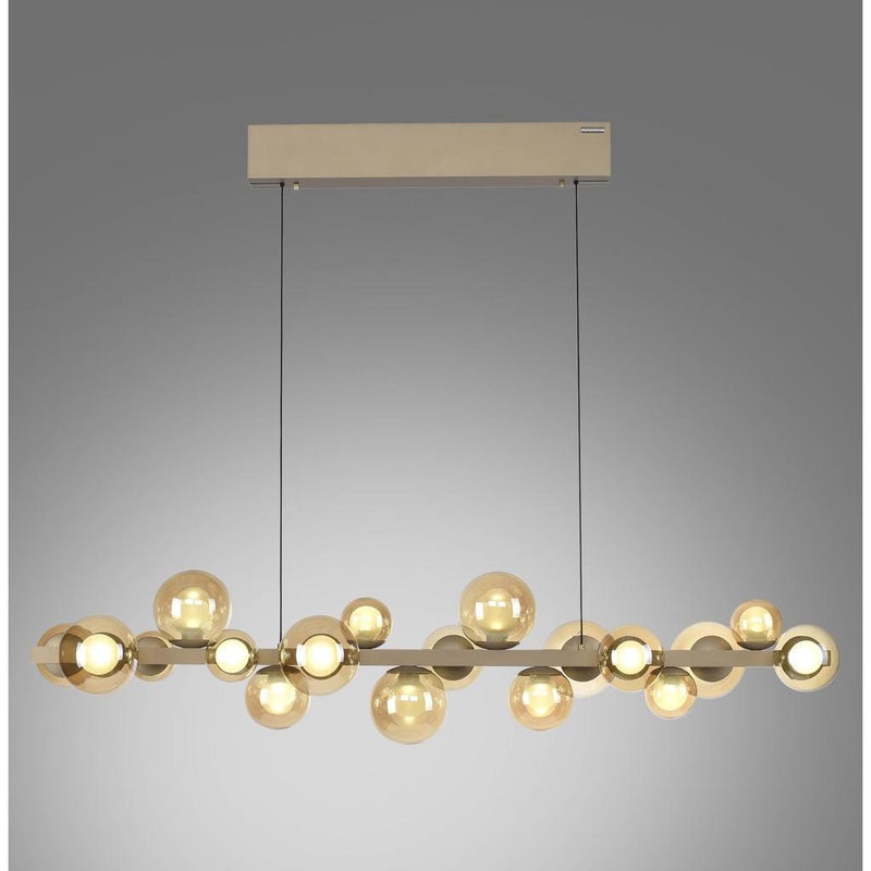 PURE E-POPUP LANGBORDSPENDEL 115 CM GLAS CHAMPAGNE
