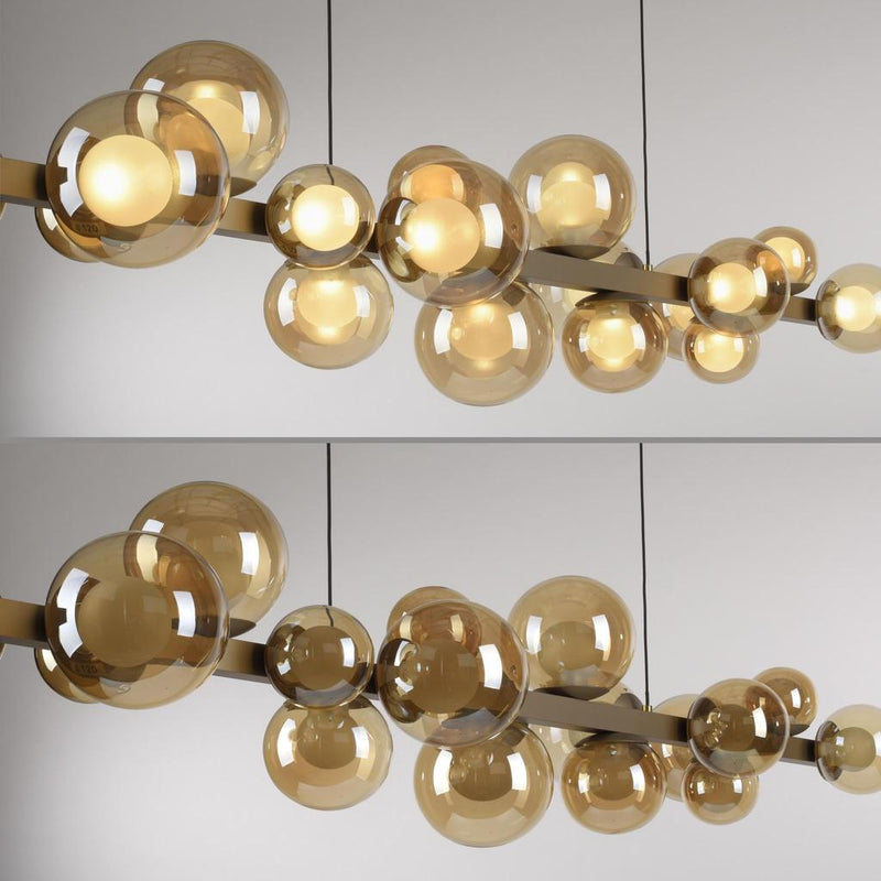 PURE E-POPUP LANGBORDSPENDEL 115 CM GLAS CHAMPAGNE