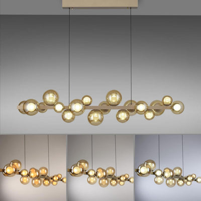PURE E-POPUP LANGBORDSPENDEL 115 CM GLAS CHAMPAGNE
